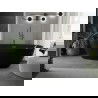 Mexen Eris vrijstaande badkuip 170 x 80 cm, zwart, overloop geborsteld gun gray - 53441708070-66