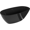 Mexen Eris vrijstaande badkuip 170 x 80 cm, zwart, zwarte overloop - 53441708070-70