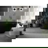 Mexen Eris vrijstaand bad 170 x 80 cm, zwart, overloop gun metal - 53441708070-95