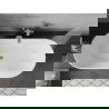 Mexen Flavia vrijstaande badkuip 160 x 75 cm, wit, overloop chroom - 54031608000-01