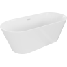 Mexen Flavia freestanding bathtub 160 x 75 cm, white, white overflow - 54031608000-20