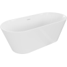 Mexen Flavia vrijstaande badkuip 170 x 75 cm, wit, witte overloop - 54031708000-20