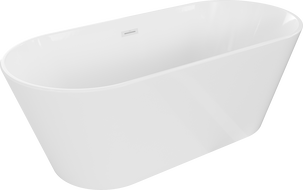 Mexen Flavia baignoire indépendante 170 x 75 cm, blanche, trop-plein blanc - 54031708000-20