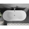 Mexen Flavia Free-standing Bath 170 x 75 cm, White, Chrome Overflow - 54031708000-01