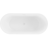 Mexen Flavia vrijstaande badkuip 170 x 75 cm, wit, witte overloop - 54031708000-20