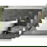Mexen Montana vrijstaande badkuip 170 x 80 cm, wit, gouden overloop - 52011708000-50
