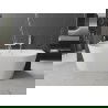 Mexen Ovale vrijstaande tegen de muur staande badkuip 180 x 80 cm, wit, witte overloop - 52671808000-20