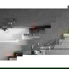 Mexen Next L Badewannenabtrennung 1-flügelig 70 x 150 cm, schwarzes Muster, gebürstetes Kupfer - 895-070-000-03-77-65