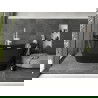 Mexen Montana freistehende Badewanne 170 x 80 cm, Schwarz, Überlauf Weiß - 52011708070-20