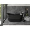 Mexen Montana samostojeća kada 170 x 80 cm, crna, preljev gun gray brušeni - 52011708070-66