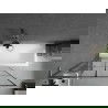 Mexen Next L Duschwand 1-flügelig 100 x 150 cm, schwarzes Muster, gebürstetes Gun Gray - 895-100-000-03-77-66