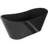 Mexen Montana free-standing bathtub 170 x 80 cm, black, black overflow - 52011708070-70