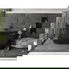 Mexen Montana vrijstaande badkuip 170 x 80 cm, zwart, zwarte overloop - 52011708070-70