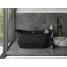Mexen Montana vabaltseisev vann 170 x 80 cm, must, ülevool gun metal - 52011708070-95