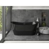 Mexen Montana wanna wolnostojąca 170 x 80 cm, czarna, przelew gun metal - 52011708070-95