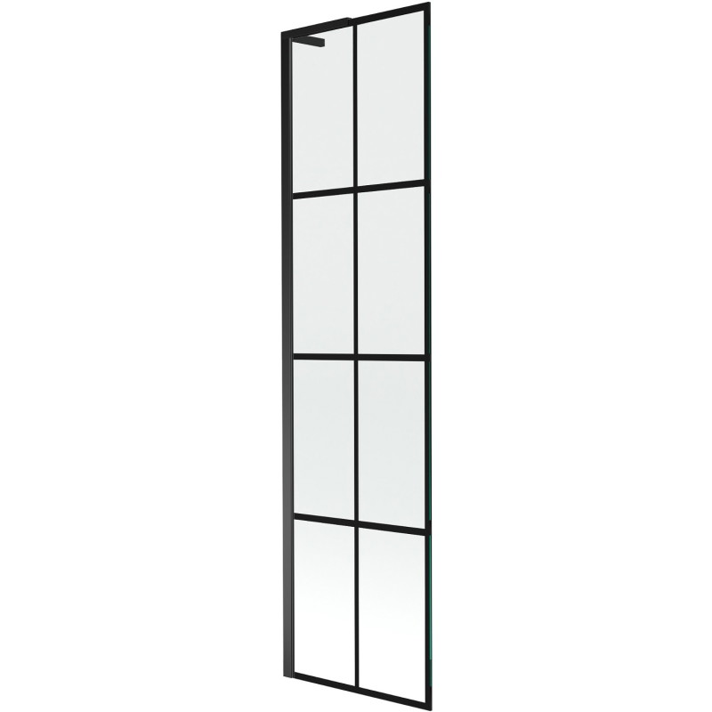 Mexen Next L vanni sein 1-leheline 50 x 150 cm, must ruudustik, must - 895-050-000-03-77-70