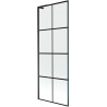 Mexen Next L vannisein 1-tiivaline 70 x 150 cm, must ruut, must - 895-070-000-03-77-70