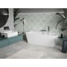 Mexen Volta freistehende Wand-Badewanne 150 x 75 cm, weiß, mit Überlauf - 51131507500-01