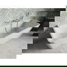 Mexen Volta freistehende Wandbadewanne 170 x 75 cm, weiß, gebürsteter Messing Überlauf - 51131707500-55