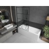 Mexen Next L vannisein 1-osaline 100 x 150 cm, must ruudustik, must - 895-100-000-03-77-70