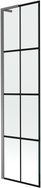 Mexen Next L vannikardina, 1-ukseline, 50 x 150 cm, must ruudustik, gun metal - 895-050-000-03-77-95