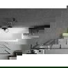 Mexen Next L Badewannenfaltwand 1-flügelig 100 x 150 cm, schwarzes Muster, Gun Metal - 895-100-000-03-77-95