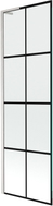 Mexen Next L vanniparavann 1-tiivaline 60 x 150 cm, must ruudustik, harjatud nikkel - 895-060-000-03-77-97