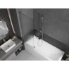 Mexen Next L vannipaneel 1-leheline 60 x 150 cm, triibuline, kroom - 895-060-000-03-09-01