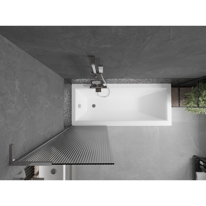 Mexen Next L vannipaneel 1-leheline 60 x 150 cm, triibuline, kroom - 895-060-000-03-09-01