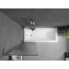 Mexen Next L vannipaneel 1-leheline 60 x 150 cm, triibuline, kroom - 895-060-000-03-09-01