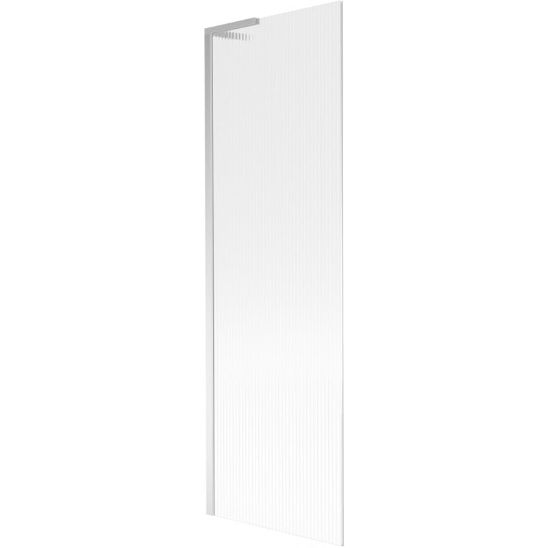 Mexen Next L Badewannenfaltwand 1-flügelig 60 x 150 cm, Streifen, Chrom - 895-060-000-03-09-01