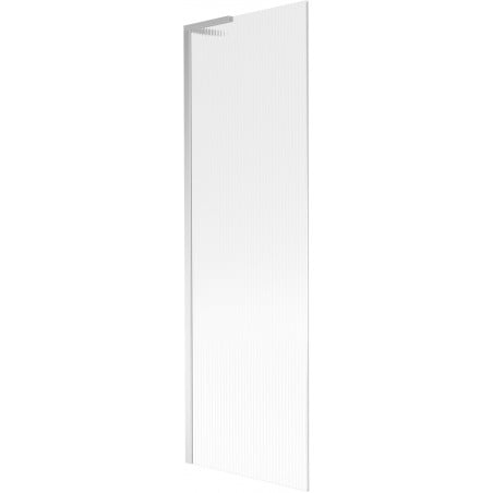 Mexen Next L Badewannenfaltwand 1-flügelig 60 x 150 cm, Streifen, Chrom - 895-060-000-03-09-01