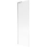 Mexen Next L 1-wing Bath Screen 60 x 150 cm, Stripes, Chrome - 895-060-000-03-09-01
