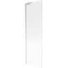 Mexen Next L badwand scherm 1-vleugel 60 x 150 cm, strepen, chroom - 895-060-000-03-09-01