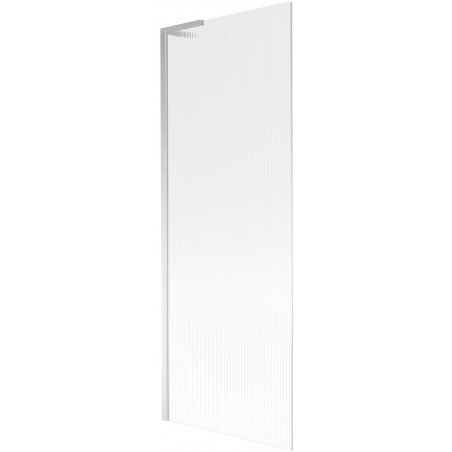 Mexen Next L duschvägg 1-faldig 70 x 150 cm, ränder, krom - 895-070-000-03-09-01