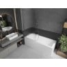 Paroi de baignoire Mexen Next L, 1 volet, 80 x 150 cm, rayures, chrome - 895-080-000-03-09-01