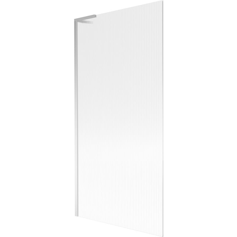 Mexen Next L Badewannenfaltwand 1-flügelig 90 x 150 cm, Streifen, Chrom - 895-090-000-03-09-01