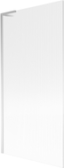 Mexen Next L vannitoaukse saatekraan, 1 tiiva, 90 x 150 cm, triibuline, kroom - 895-090-000-03-09-01