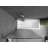 Mexen Next L vannipaneel 1-tiivaline 100 x 150 cm, triibuline, kroom - 895-100-000-03-09-01