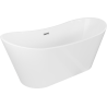Mexen Montana freestanding bathtub 180 x 90 cm, white, chrome overflow - 52011809000-01