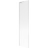 Mexen Next L pare-douche 1-volet 50 x 150 cm, rayures, blanc - 895-050-000-03-09-20
