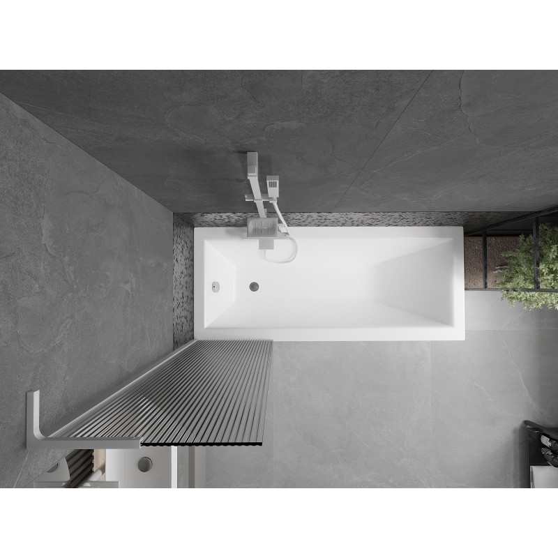Mexen Next L vannikara seinal magistraal 1-tiivane 50 x 150 cm, triibuline, valge - 895-050-000-03-09-20