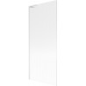 Mexen Next L tuš paravan s jednim krilom 80 x 150 cm, pruge, bijeli - 895-080-000-03-09-20