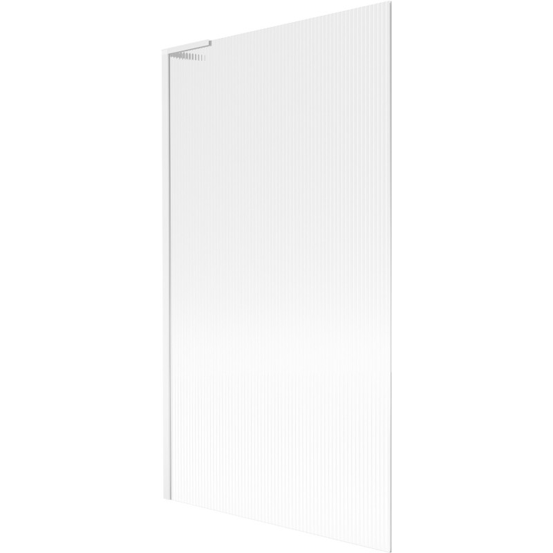 Mexen Next L vannitoa dušisein 1-poolega 100 x 150 cm, triibuline, valge - 895-100-000-03-09-20
