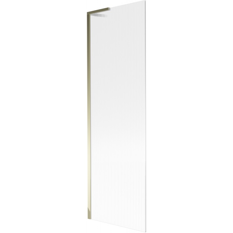 Mexen Next L badwand 1-delig 60 x 150 cm, gestreept, goud - 895-060-000-03-09-50