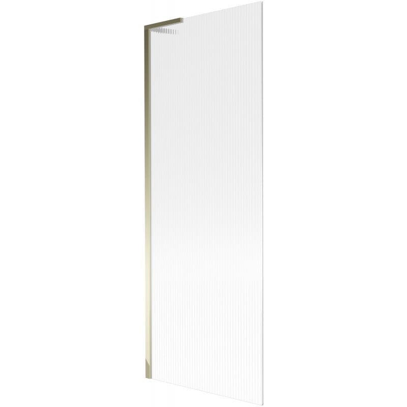 Mexen Next L paratia per vasca 1 anta 70 x 150 cm, strisce, oro - 895-070-000-03-09-50