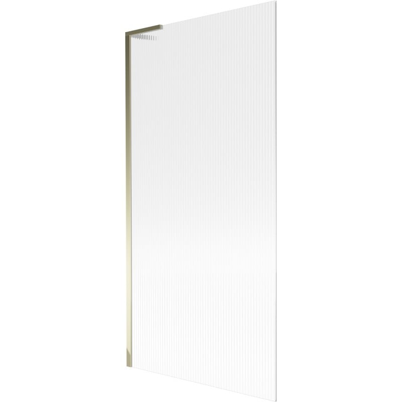 Mexen Next L parede de duche de 1 painel 90 x 150 cm, riscas, dourada - 895-090-000-03-09-50