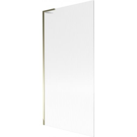 Mexen Next L 1-sekcijas dušas ekrāns 90 x 150 cm, svītrains, zelta - 895-090-000-03-09-50
