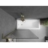 Mexen Next L vannisein 1-osaline 90 x 150 cm, triibuline, kuldne - 895-090-000-03-09-50