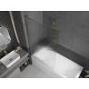Mexen Next L vannisein 1-osaline 100 x 150 cm, triibuline, kuldne - 895-100-000-03-09-50